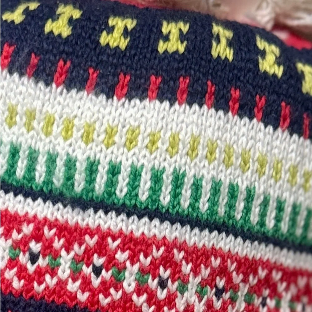 Aerie‎ Multicolor Knit Fair Isle Pom Beanie NWT